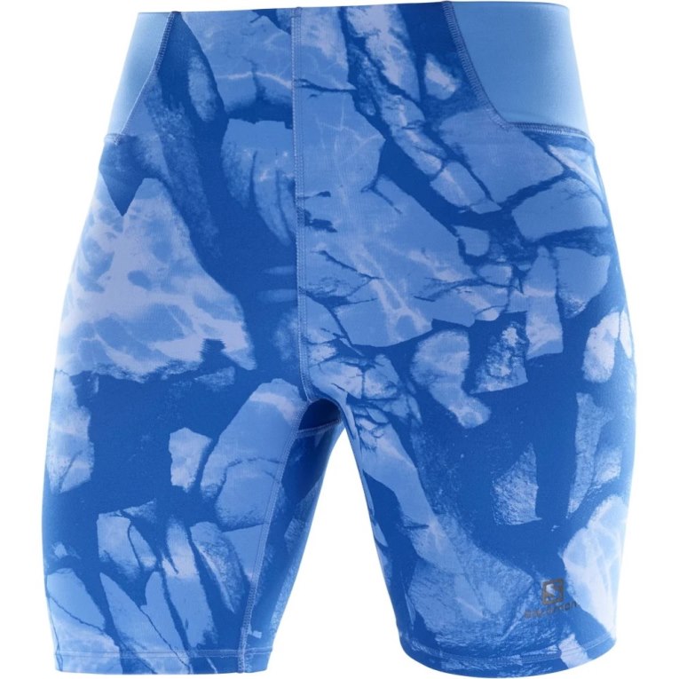 Salomon Cross Multi 7'' Short Women's Running Tights Blue | CA 83H56